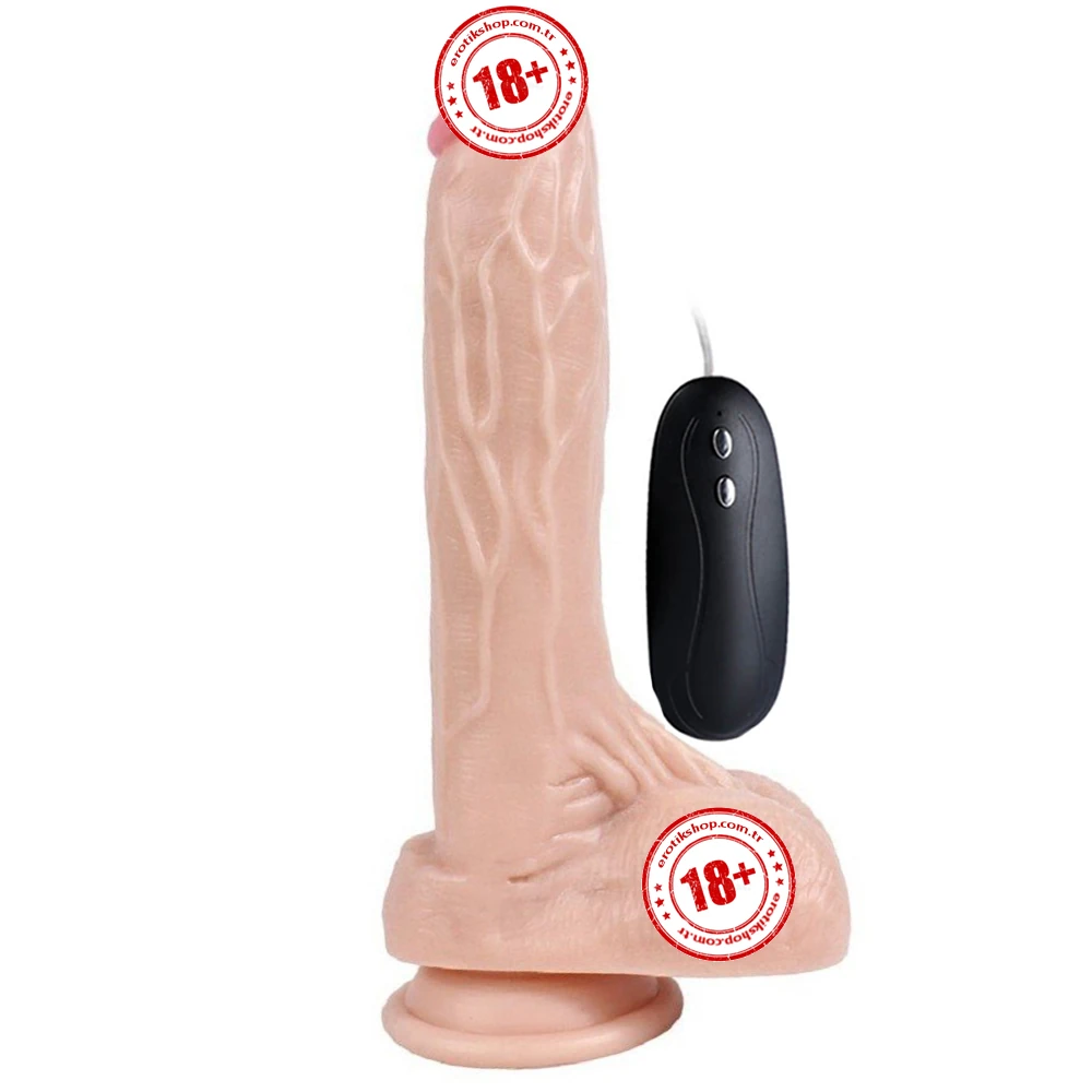 Xise Dildo Series Dragon 10 Modlu Titreşimli Realistik Penis