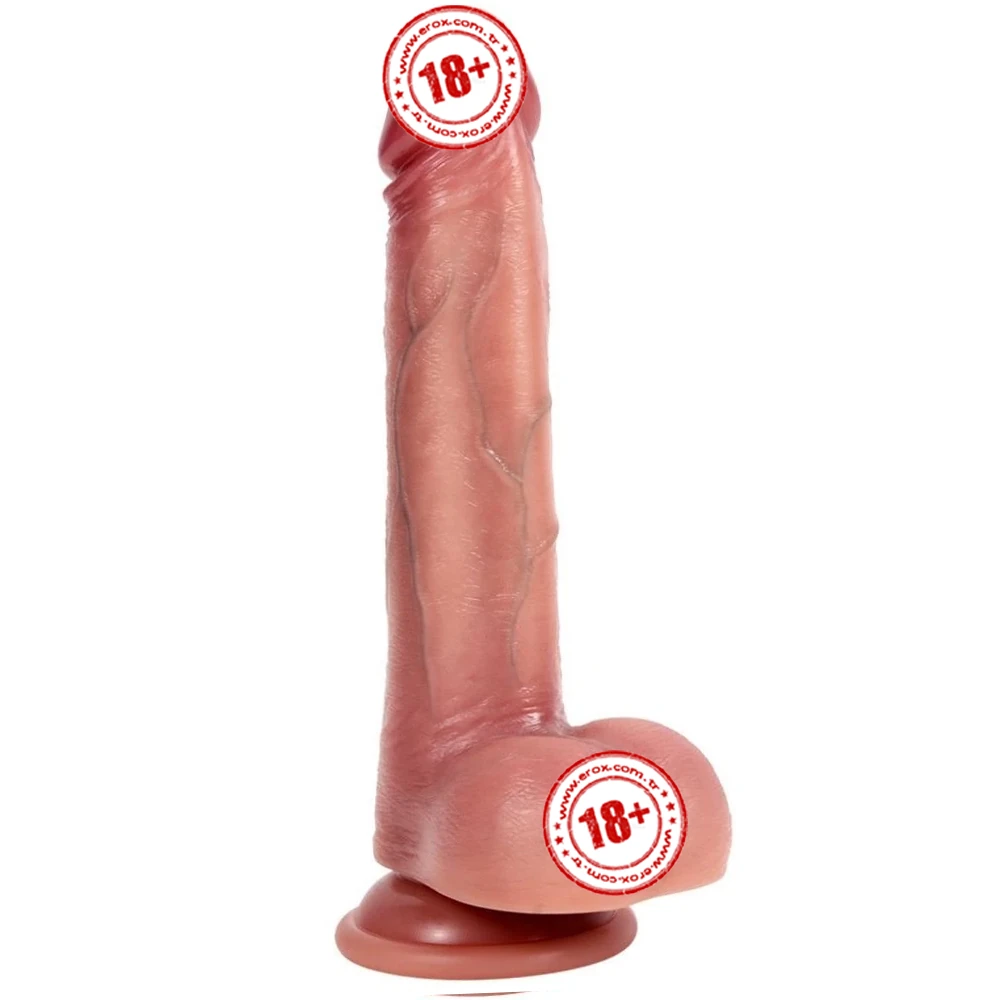 Shequ Dildo Series Bert Natural Doku 22 Cm Realistik Penis